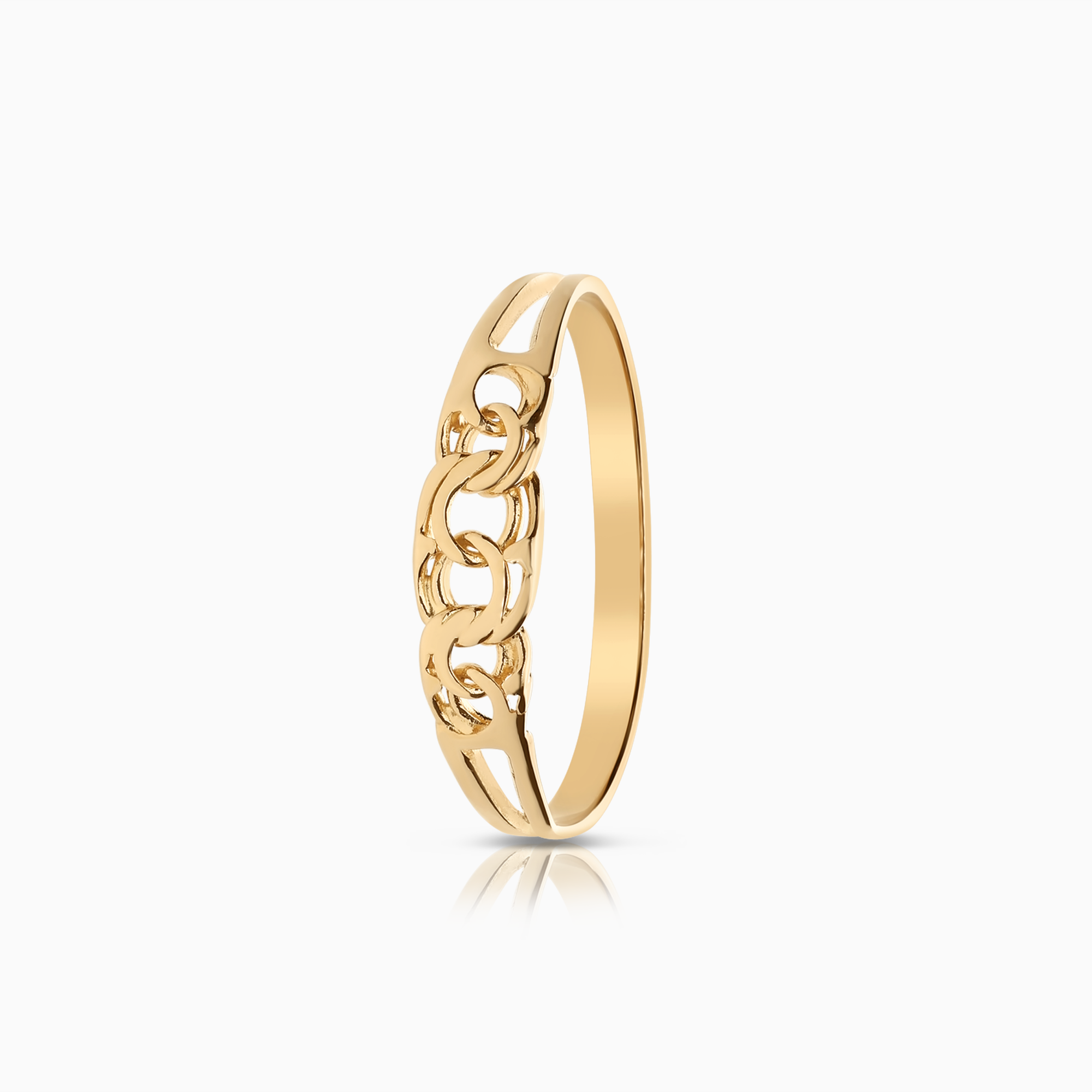 Bismarck ring 1,08g 18K guld
